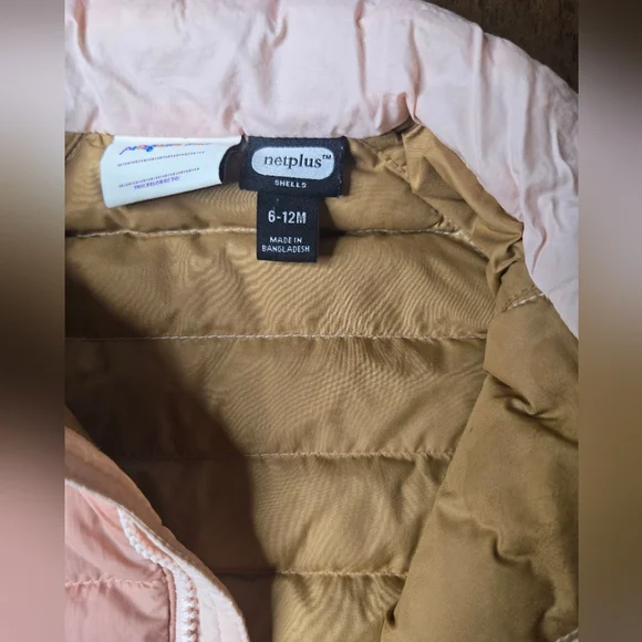 Patagonia Baby Girl Down Sweater Jacket 6 - 12 Month - Picture 3 of 3